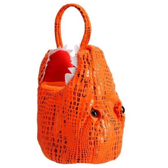 Pottery Barn Kids Other - Orange Dinosaur Treat Bag - Pottery Barn